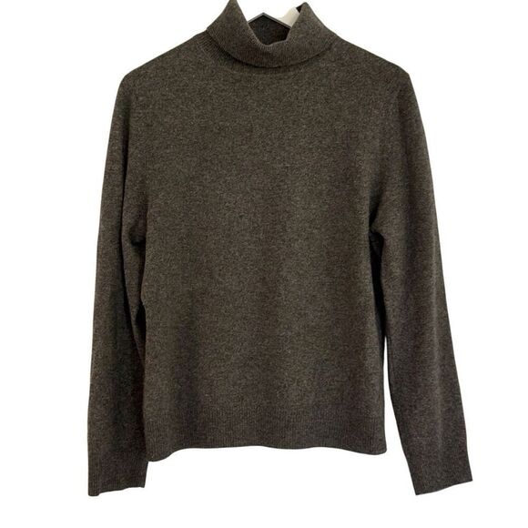 Apt. 9 100% Cashmere grey turtleneck sweater xlarge - Picture 2 of 9